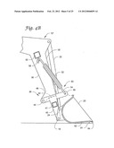 IMPLEMENT WITH LINKAGE ASSEMBLY AND WORK ASSEMBLY WHEREIN WORK ASSEMBLY     HAS DYNAMIC SKID SHOE AND A SCRAPING EDGE diagram and image