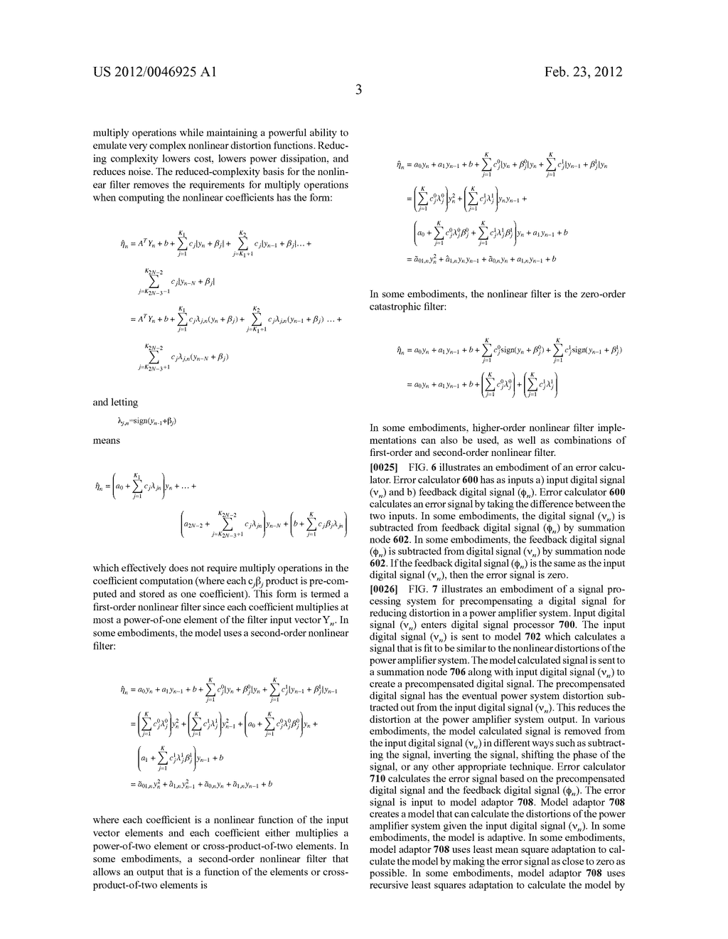 MODEL BASED DISTORTION REDUCTION FOR POWER AMPLIFIERS - diagram, schematic, and image 13