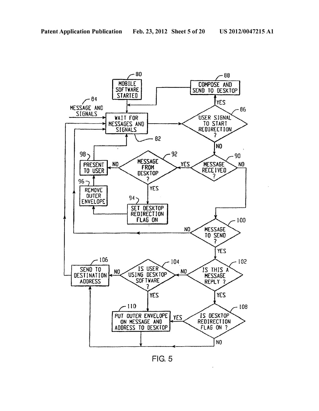SYSTEM AND METHOD FOR ACCESSING INFORMATION PROCESSOR SERVICES FROM A     MOBILE COMMUNICATION DEVICE - diagram, schematic, and image 06