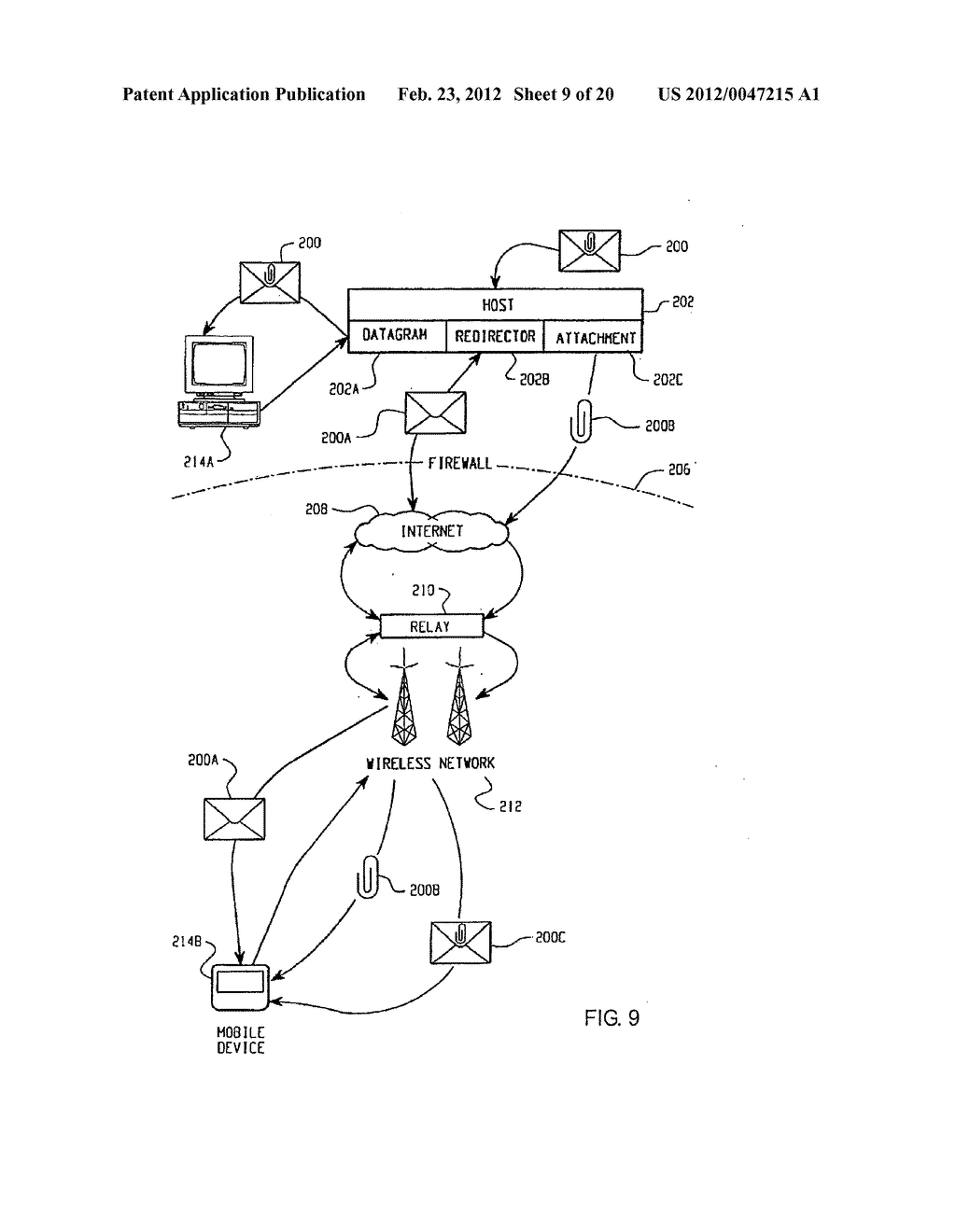 SYSTEM AND METHOD FOR ACCESSING INFORMATION PROCESSOR SERVICES FROM A     MOBILE COMMUNICATION DEVICE - diagram, schematic, and image 10