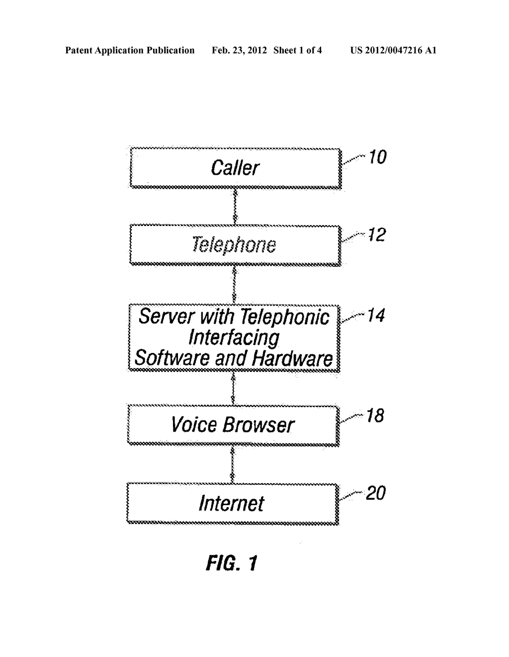 Method and Apparatus for Telephonically Accessing and Navigating the     Internet - diagram, schematic, and image 02