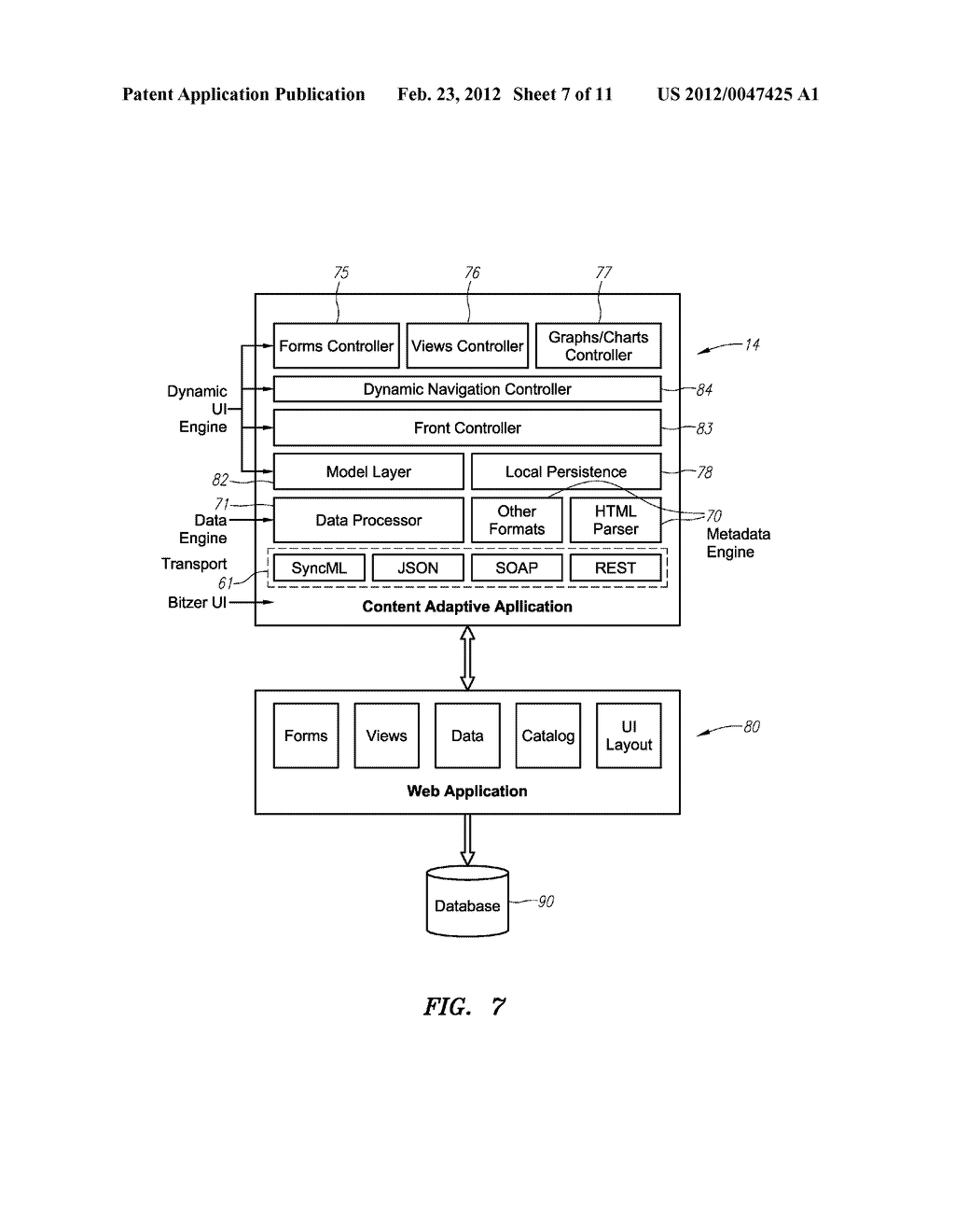 METHODS AND APPARATUSES FOR INTERACTION WITH WEB APPLICATIONS AND WEB     APPLICATION DATA - diagram, schematic, and image 08