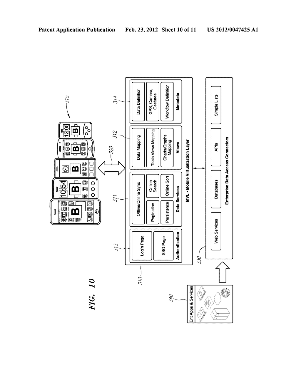 METHODS AND APPARATUSES FOR INTERACTION WITH WEB APPLICATIONS AND WEB     APPLICATION DATA - diagram, schematic, and image 11