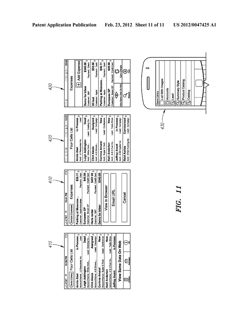 METHODS AND APPARATUSES FOR INTERACTION WITH WEB APPLICATIONS AND WEB     APPLICATION DATA - diagram, schematic, and image 12