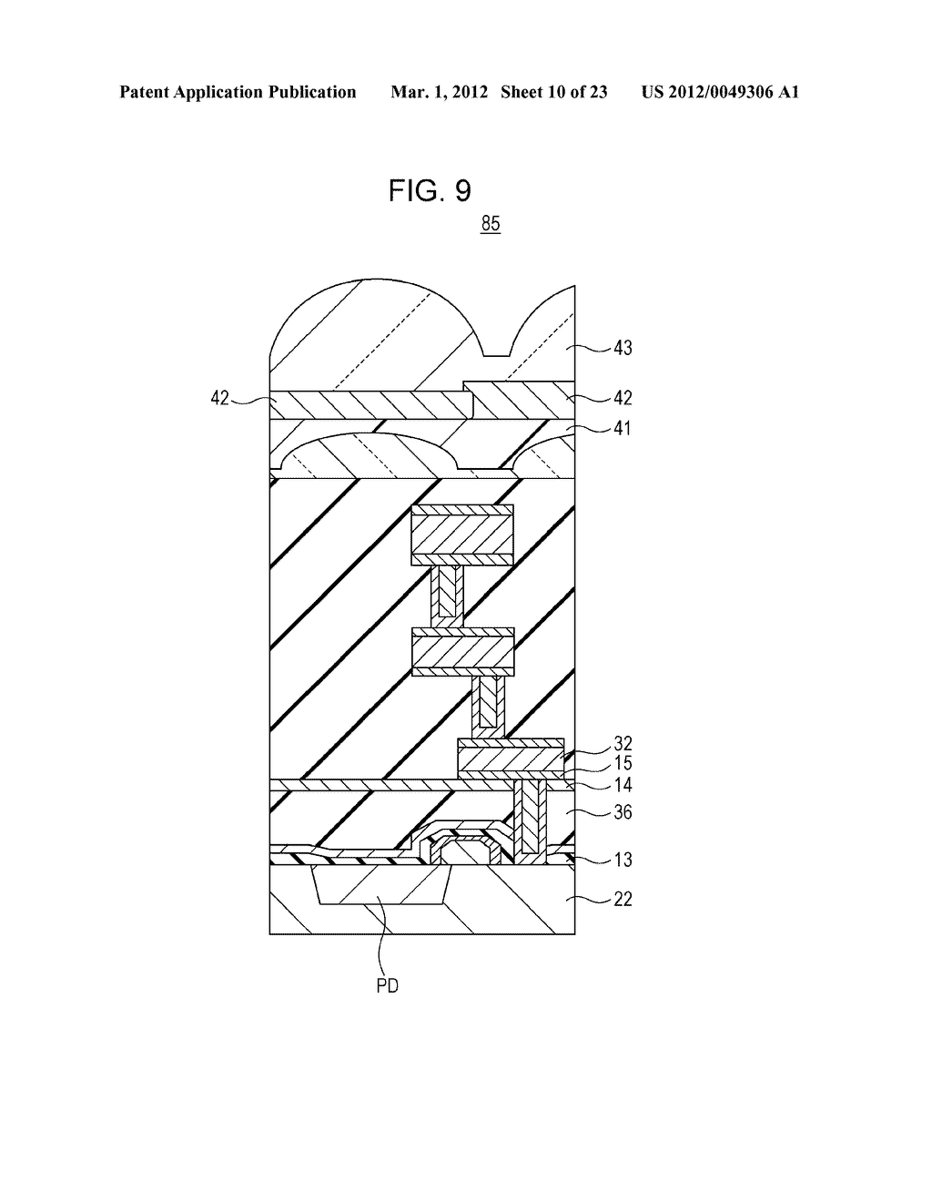 SOLID-STATE IMAGING ELEMENT, METHOD OF MANUFACTURING THE SAME, SOLID-STATE     IMAGING APPARATUS, AND IMAGING APPARATUS - diagram, schematic, and image 11