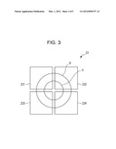 FINE PARTICLE MEASUREMENT APPARATUS AND OPTICAL AXIS CALIBRATION METHOD diagram and image