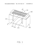 ELECTRICAL CONNECTOR WITH TERMINALS DEPRESSED FROM MATING SURFACES diagram and image