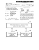 INTERNET TELEMATICS SERVICE PROVIDING SYSTEM AND INTERNET TELEMATICS     SERVICE PROVIDING METHOD FOR VEHICLE MAINTENANCE diagram and image