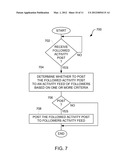 SOCIAL NETWORK SUPPORTING MANAGEMENT OF POSTS TO FOLLOWERS diagram and image