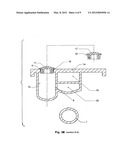 Self-ventilating toilet diagram and image