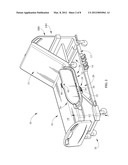 SIDE RAIL WITH TWO POSITION STORAGE FEATURE diagram and image