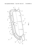 SIDE RAIL WITH TWO POSITION STORAGE FEATURE diagram and image