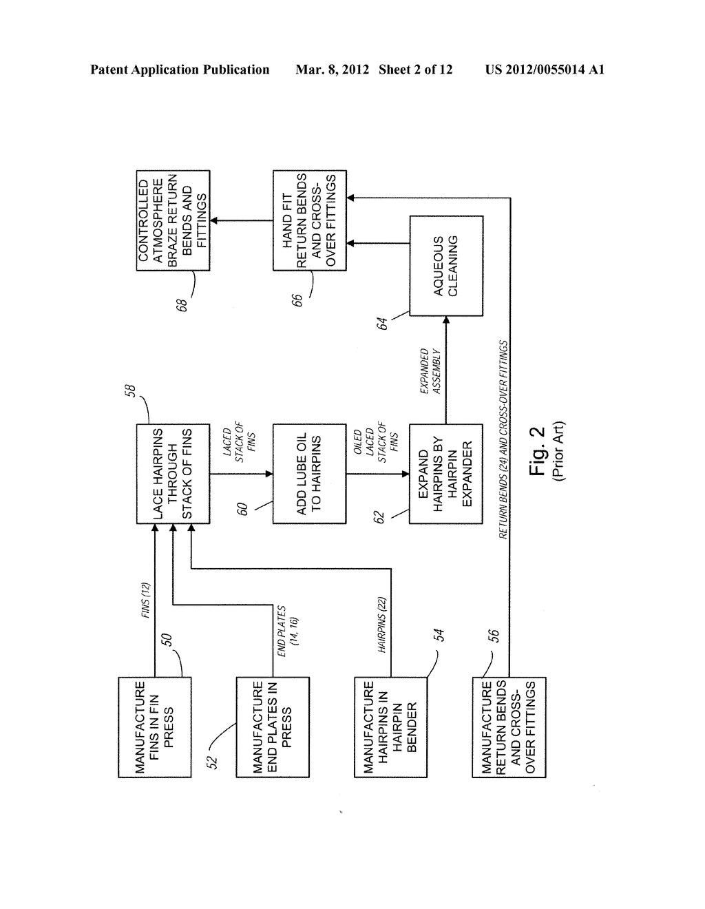 PURGE APPARATUS FOR MANUFACTURING TUBE AND FIN HEAT EXCHANGER - diagram, schematic, and image 03