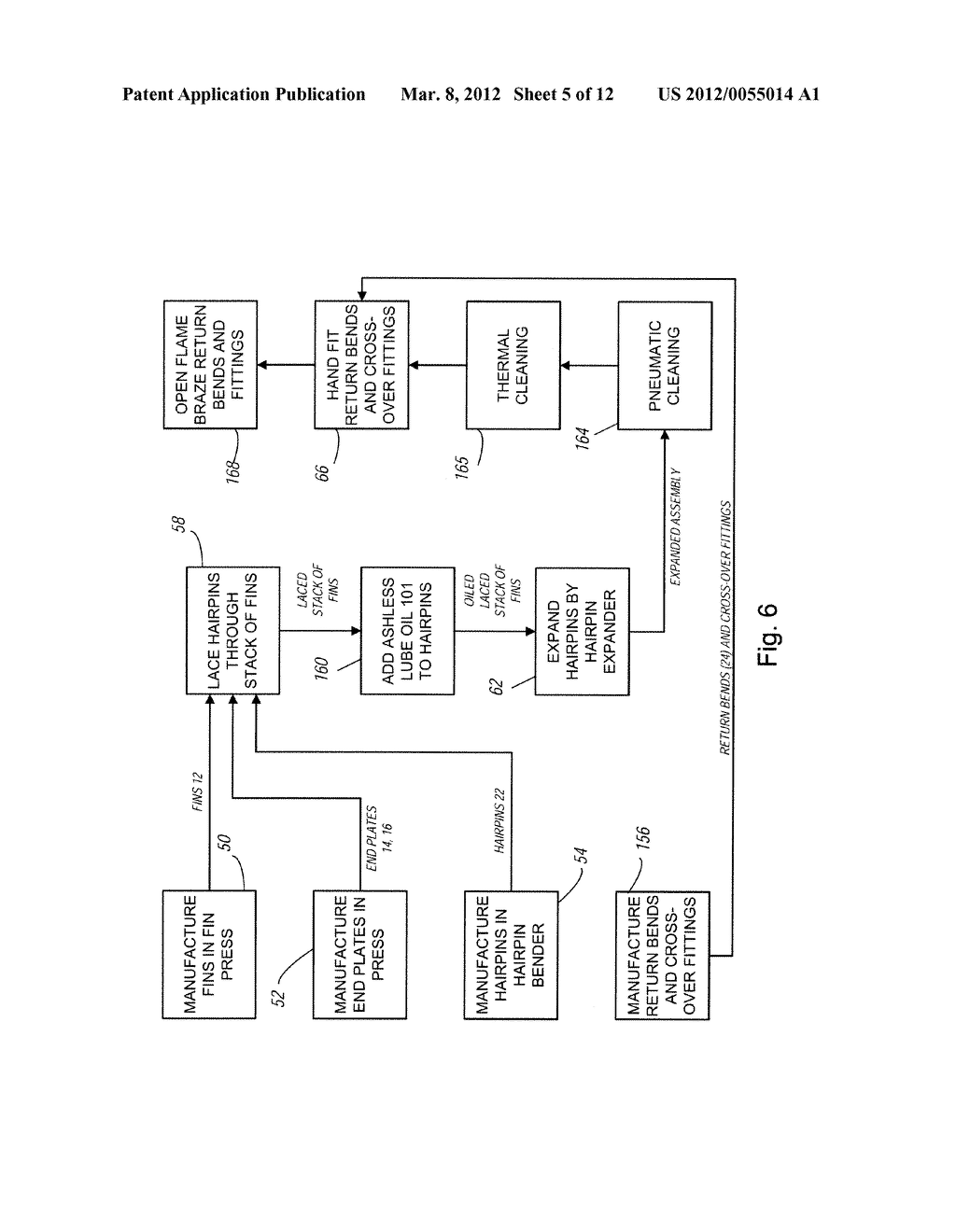 PURGE APPARATUS FOR MANUFACTURING TUBE AND FIN HEAT EXCHANGER - diagram, schematic, and image 06