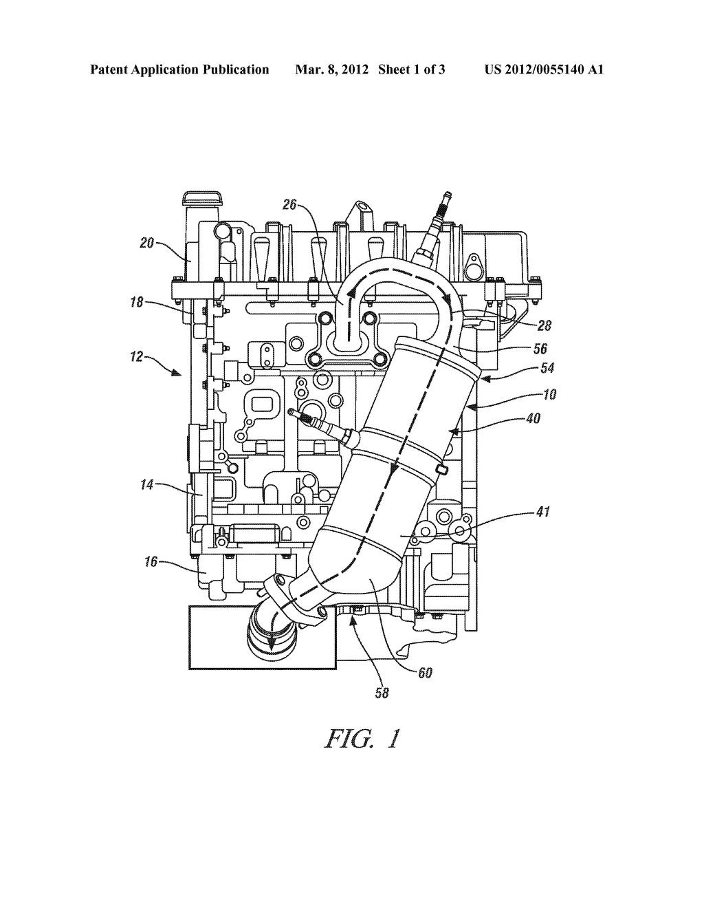 EXHAUST TREATMENT SYSTEM AND METHOD OF ASSEMBLY - diagram, schematic, and image 02
