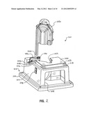 STAND FOR SUPPORTING A HAND-HELD POWERED BAND SAW diagram and image