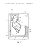 STAND FOR SUPPORTING A HAND-HELD POWERED BAND SAW diagram and image