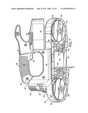 STAND FOR SUPPORTING A HAND-HELD POWERED BAND SAW diagram and image