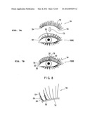 Artificial eyelash and method for attaching the same diagram and image