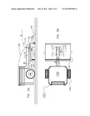 DEVICE FOR DISPLACING MATERIAL LYING ON A FLOOR diagram and image