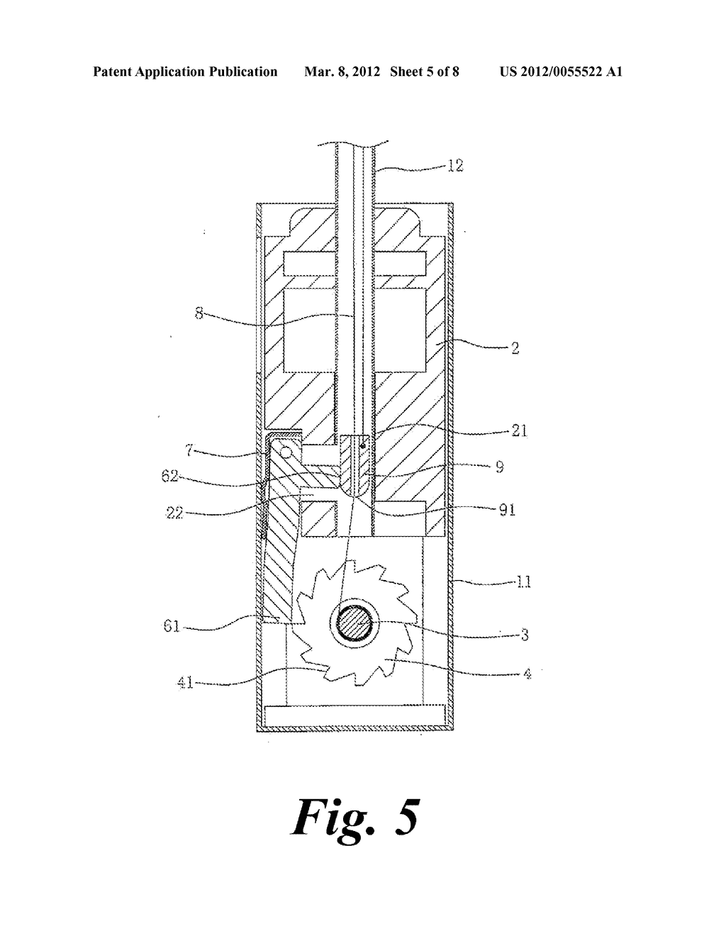 Automatic Safety Device for an Umbrella - diagram, schematic, and image 06