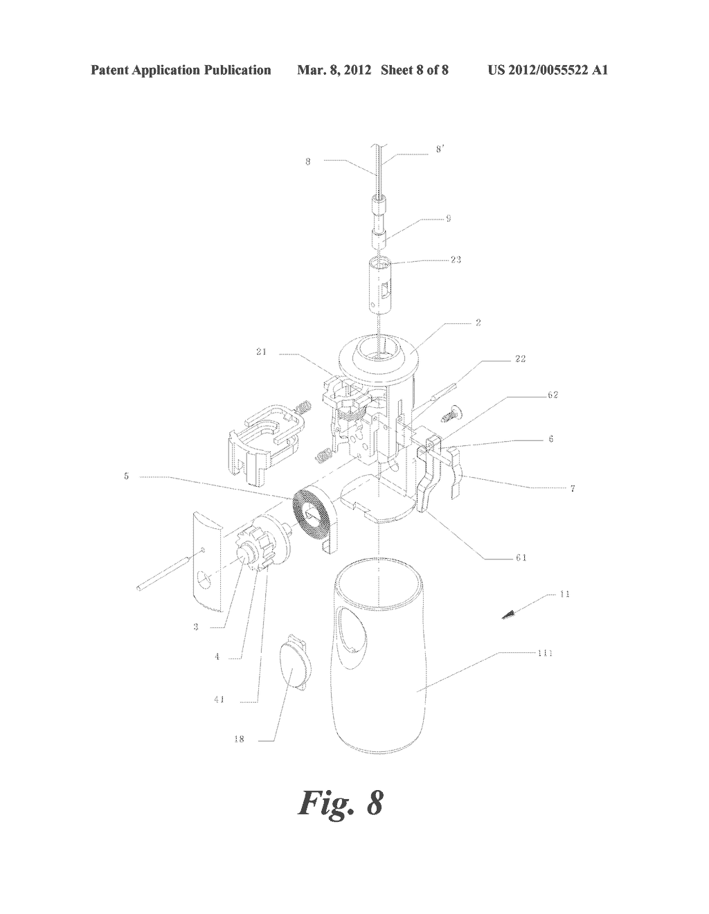 Automatic Safety Device for an Umbrella - diagram, schematic, and image 09