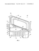 Clamshell Package With Snap Fit Closure And Method Of Forming Same diagram and image