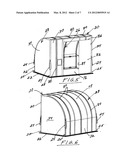 Collapsible cargo container assembly diagram and image