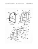 Collapsible cargo container assembly diagram and image