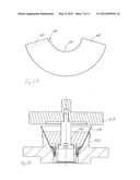 Method for fabricating a funnel, tool for carrying out said method,     funnel, and receptacle containing a funnel diagram and image