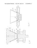 Method for fabricating a funnel, tool for carrying out said method,     funnel, and receptacle containing a funnel diagram and image