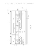 SEMICONDUCTOR DEVICE INTEGRATED WITH CONVERTER AND PACKAGE STRUCTURE     THEREOF diagram and image