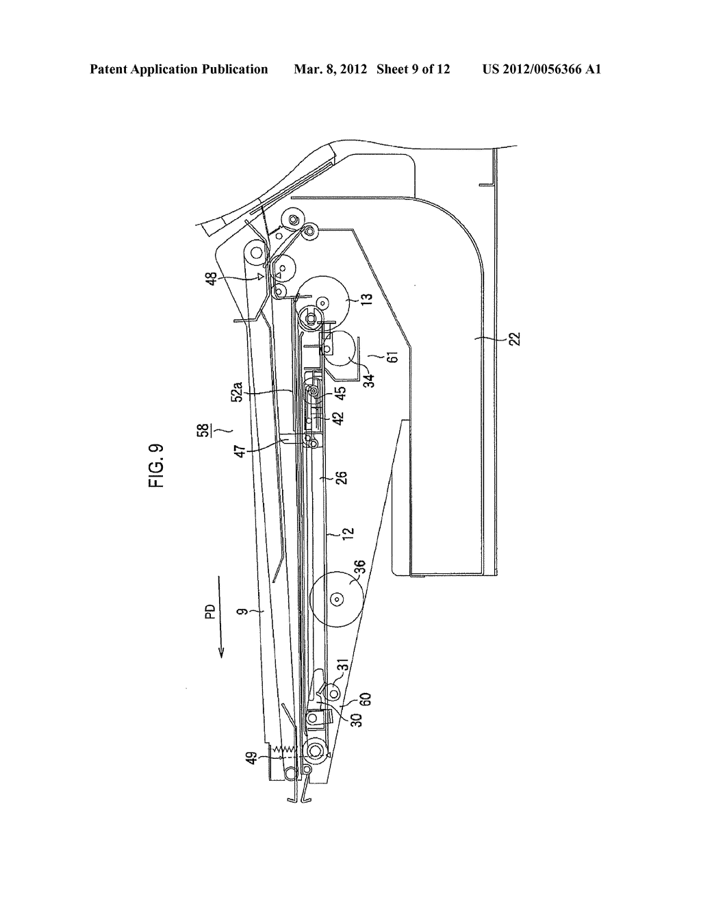 PRINTING APPARATUS AND PAPER HOLDING DEVICE - diagram, schematic, and image 10