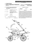 FOLDABLE STROLLER FRAME WITH AN AUTO-EXTENDING WHEEL DISTANCE ADJUSTMENT diagram and image