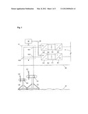 METHOD AND DEVICE FOR DECELERATING AN UNDERWATER POWER STATION diagram and image