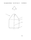 Cutting tool for a mining machine diagram and image