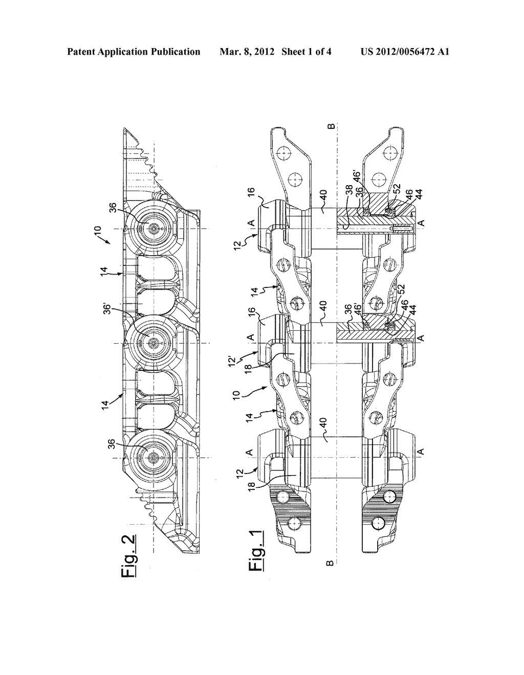 Track with rotating bushings for track-type vehicles with improved sliding     bearings - diagram, schematic, and image 02