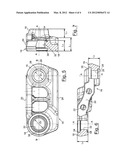 Track with rotating bushings for track-type vehicles with improved sliding     bearings diagram and image