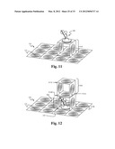 FURNITURE AND BUILDING STRUCTURES COMPRISING SENSORS FOR DETERMINING THE     POSITION OF ONE OR MORE OBJECTS diagram and image