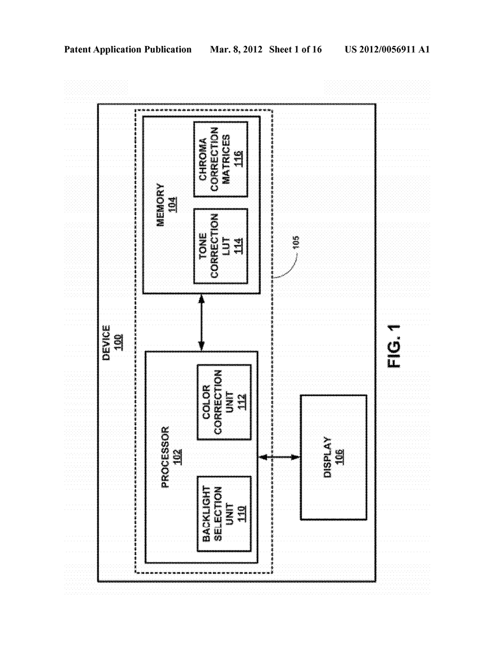 ADAPTIVE COLOR CORRECTION FOR DISPLAY WITH BACKLIGHT MODULATION - diagram, schematic, and image 02