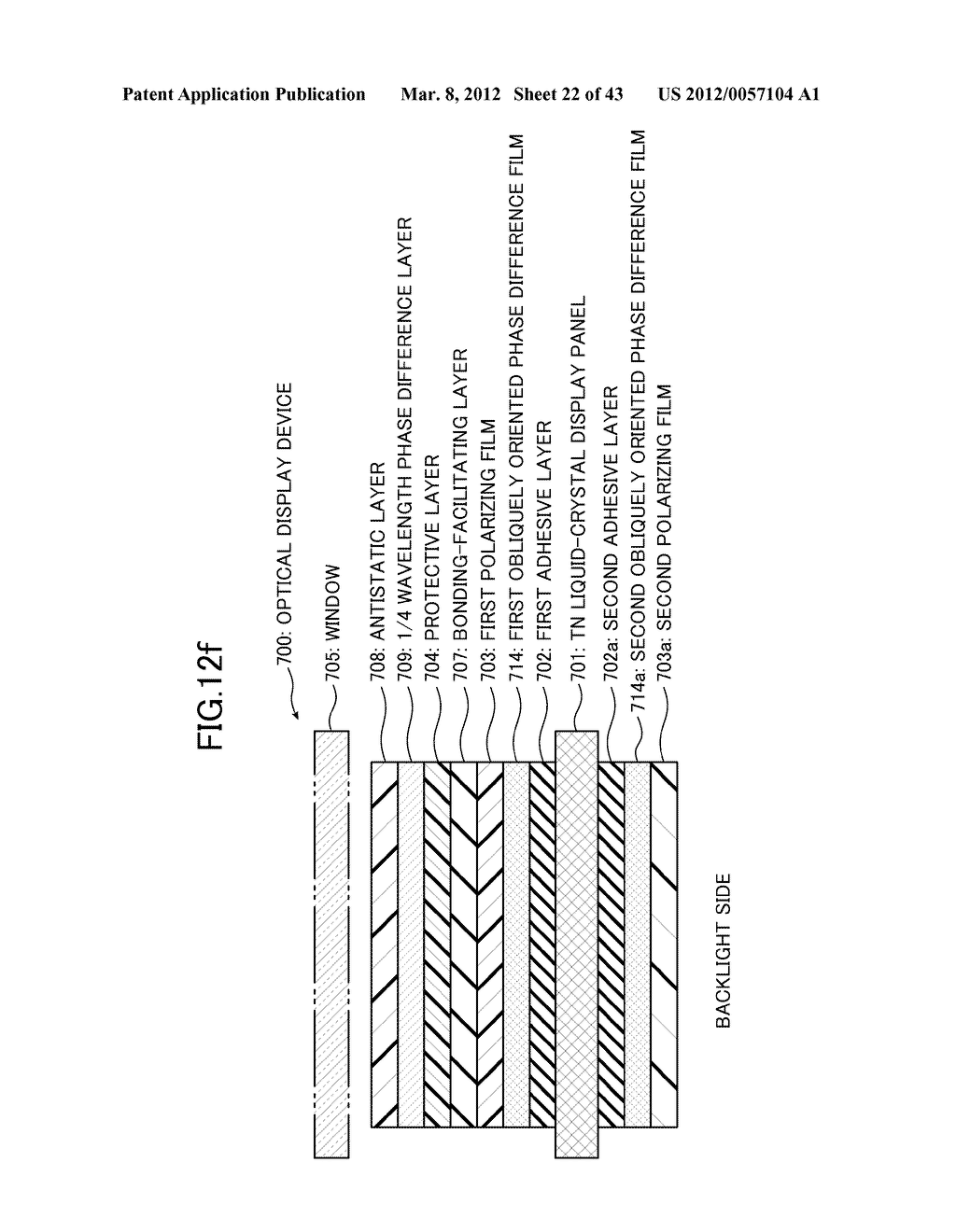 OPTICAL DISPLAY DEVICE HAVING POLARIZING FILM - diagram, schematic, and image 23