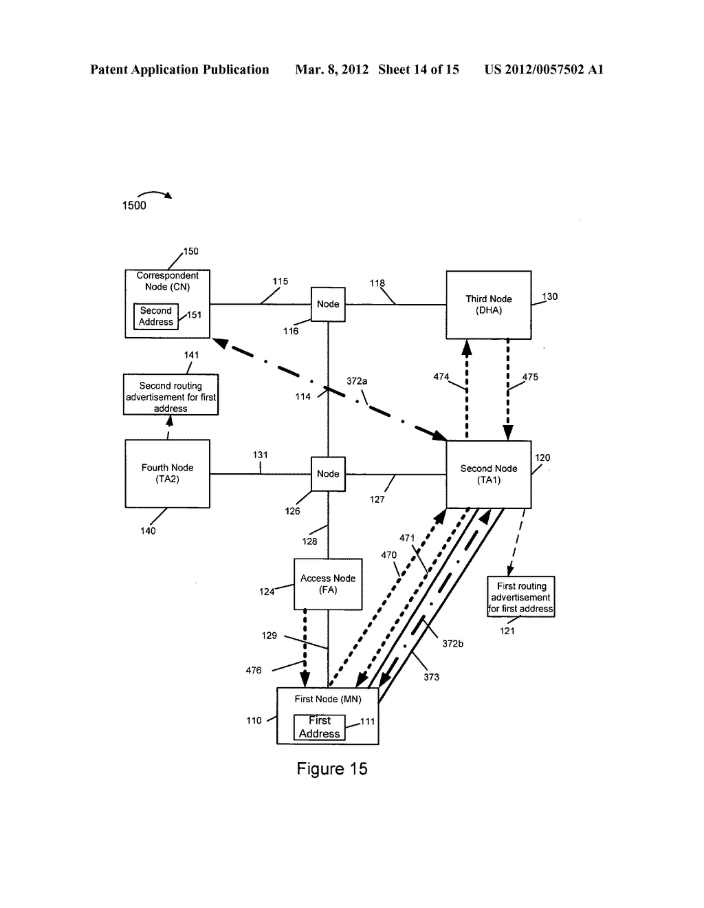 Methods and Apparatus For Separating Home Agent Functionality - diagram, schematic, and image 15