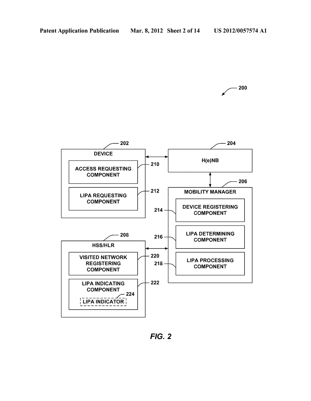 METHOD AND APPARATUS TO CONTROL LOCAL INTERNET PROTOCOL ACCESS FOR DEVICES - diagram, schematic, and image 03