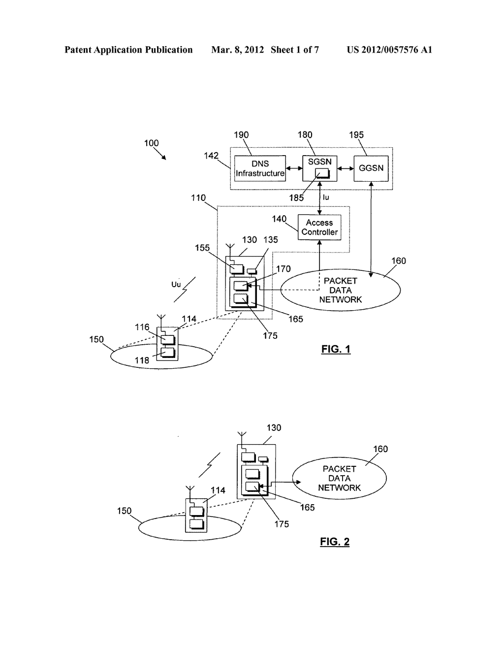 METHOD AND APPARATUS FOR PROVIDING ACCESS TO A PACKET DATA NETWORK - diagram, schematic, and image 02
