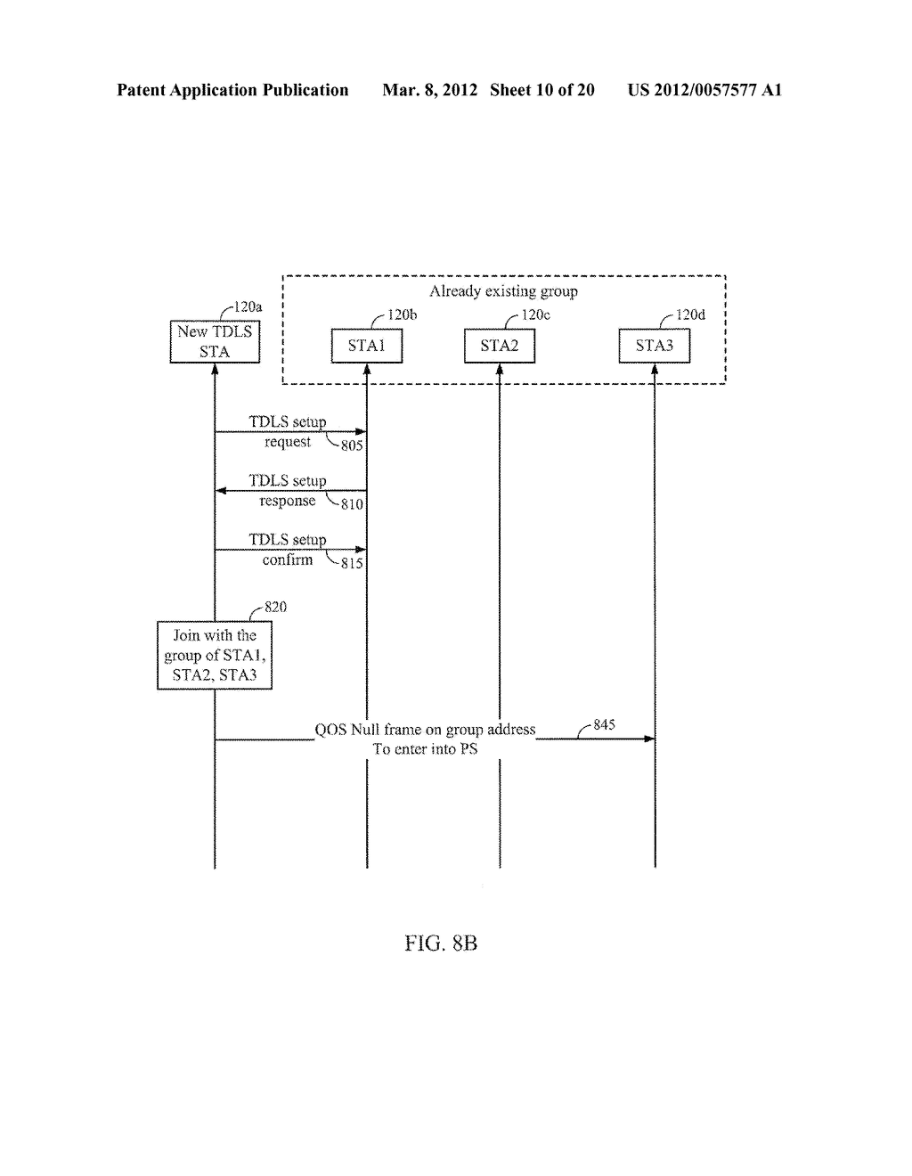 SYSTEMS AND METHODS OF COMMUNICATION USING TUNNELED DIRECT LINK SETUP     (TDLS) - diagram, schematic, and image 11