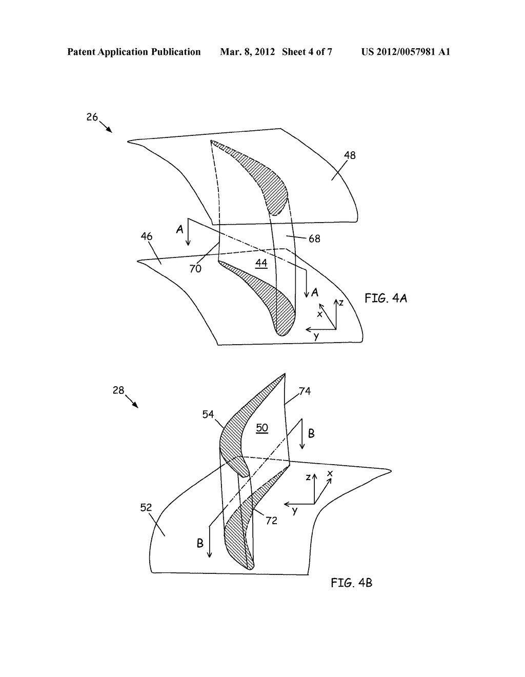 TURBINE BLADE AIRFOIL - diagram, schematic, and image 05