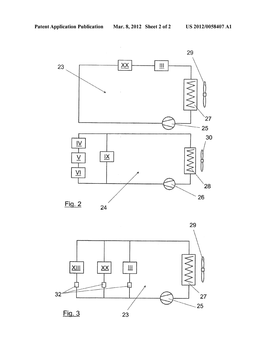 Cooling Devices for a Fuel Cell System - diagram, schematic, and image 03