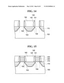 METHODS OF FABRICATING SEMICONDUCTOR DEVICES USING PRELIMINARY TRENCHES     WITH EPITAXIAL GROWTH diagram and image