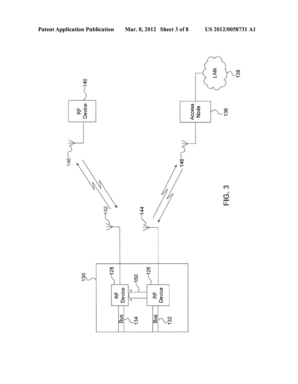 Method and Apparatus for Co-Location of Two Radio Frequency Devices - diagram, schematic, and image 04