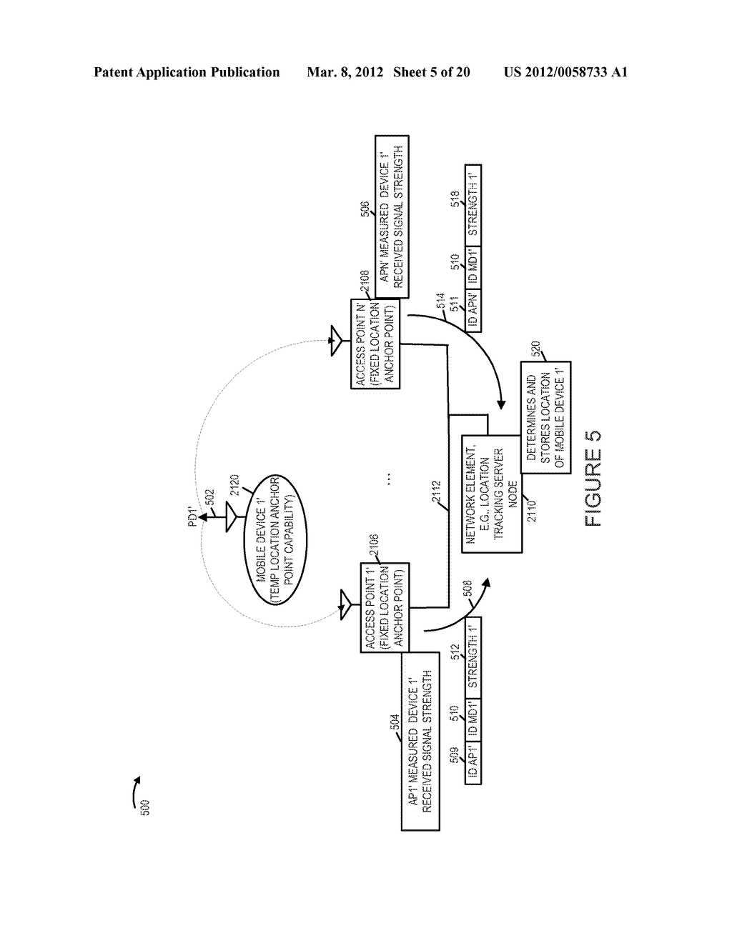METHODS AND APPARATUS FOR USING MOBILE DEVICES AS LOCATION ANCHOR POINTS - diagram, schematic, and image 06